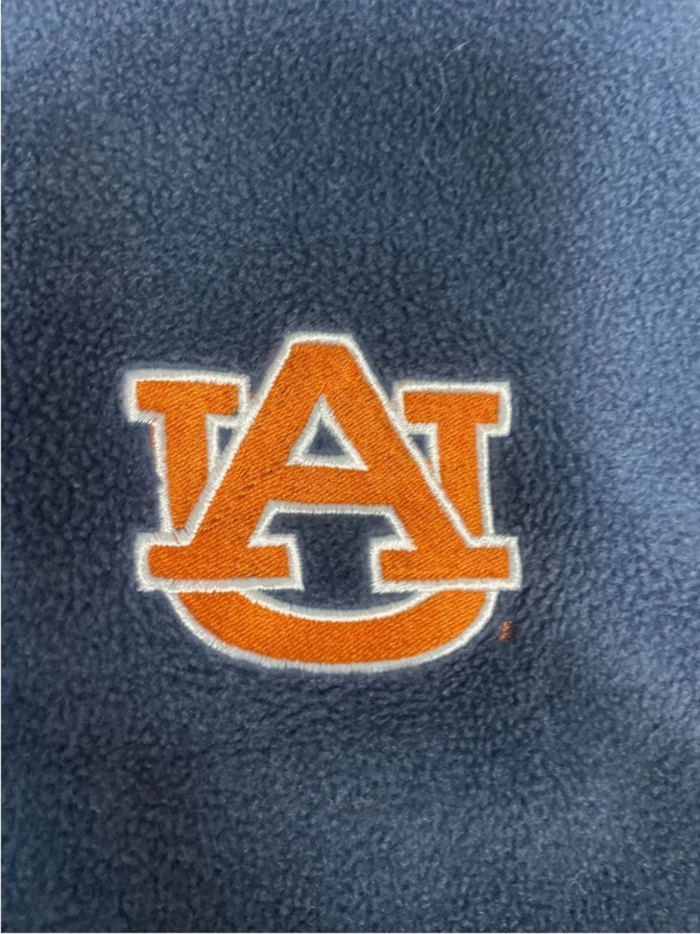 Columbia Auburn Tigers Fleece Vest Blue Full Zip Mens Size Large Embroidered - Picture 3 of 6